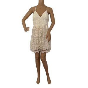 Hollister Mini Lace Backless Dress Size XS
